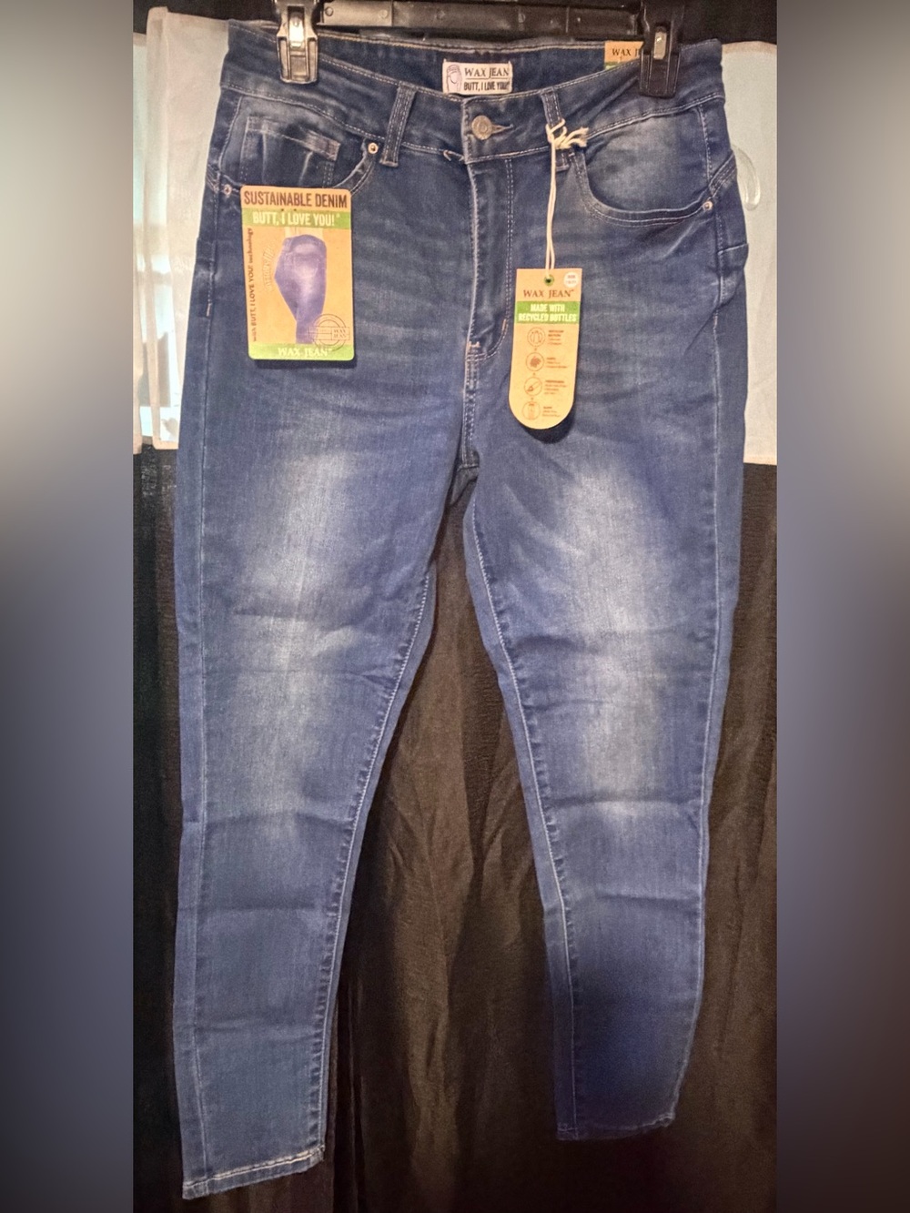 Wax Jean Women's Dark Blue Skinny Stretch Jeans